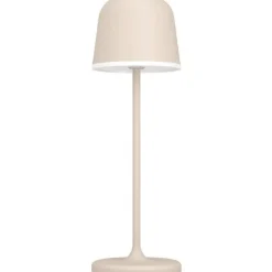LED-ulkopöytävalaisin Eglo Mannera, ladattava, ruskea