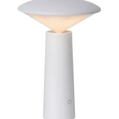 LED-ulkopöytävalaisin Lucide Jive, himmennettävä, 6500K, valkoinen
