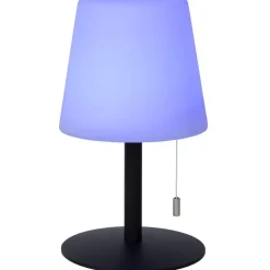 LED-ulkopöytävalaisin Lucide Rio RGB, USB-ladattava, himmennettävä, värinvaihto-ominaisuus
