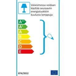 LED-ulkoseinävalaisin Airam Cestus Horizontal Eye max 100W E27 165x270x110 mm IP65 valkoinen/opaali