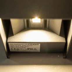 LED-ulkoseinävalaisin FTLIGHT Iina 2x5W 4000K 570lm säädettävä keila musta