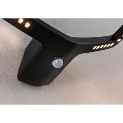 LED-ulkoseinävalaisin Paulmann Alara Smart Home Zigbee 3.0 375x270mm hämäräohjattu liiketunnistin IR RGBW+ 10W 450lm antrasiitti