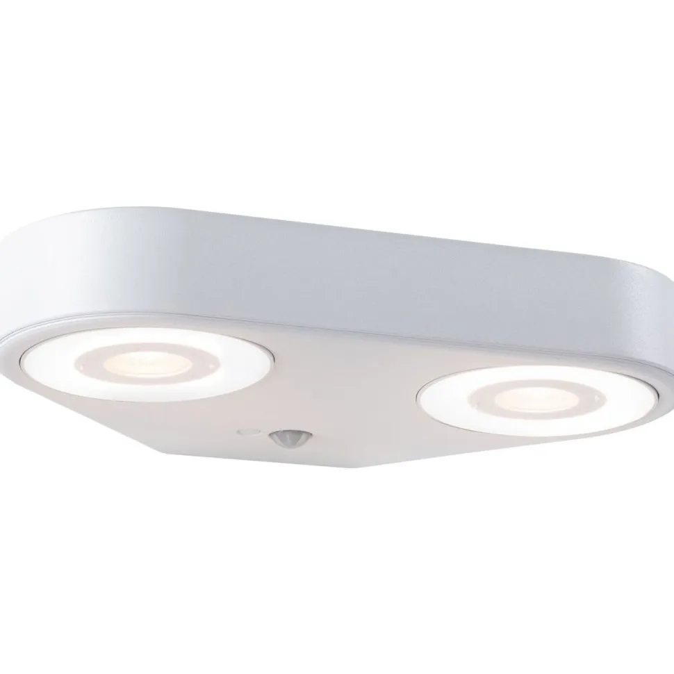 LED-ulkoseinävalaisin Paulmann Silma 2-osainen 280x176mm 3000K 2x5.5/2x0.7W 2x600lm hämäräohjattu liiketunnistin IR antrasiitti