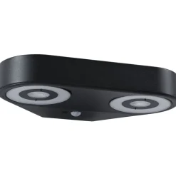 LED-ulkoseinävalaisin Paulmann Silma 2-osainen 280x176mm 3000K 2x5.5/2x0.7W 2x600lm hämäräohjattu liiketunnistin IR antrasiitti
