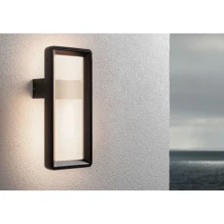 LED-ulkoseinävalaisin Paulmann Reana 176x107mm 3000K 2x3W 2x130lm hämäräohjattu liiketunnistin HF antrasiitti