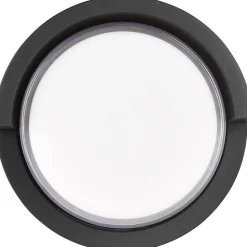 LED-ulkoseinävalaisin Trio Puno pyöreä mattamusta