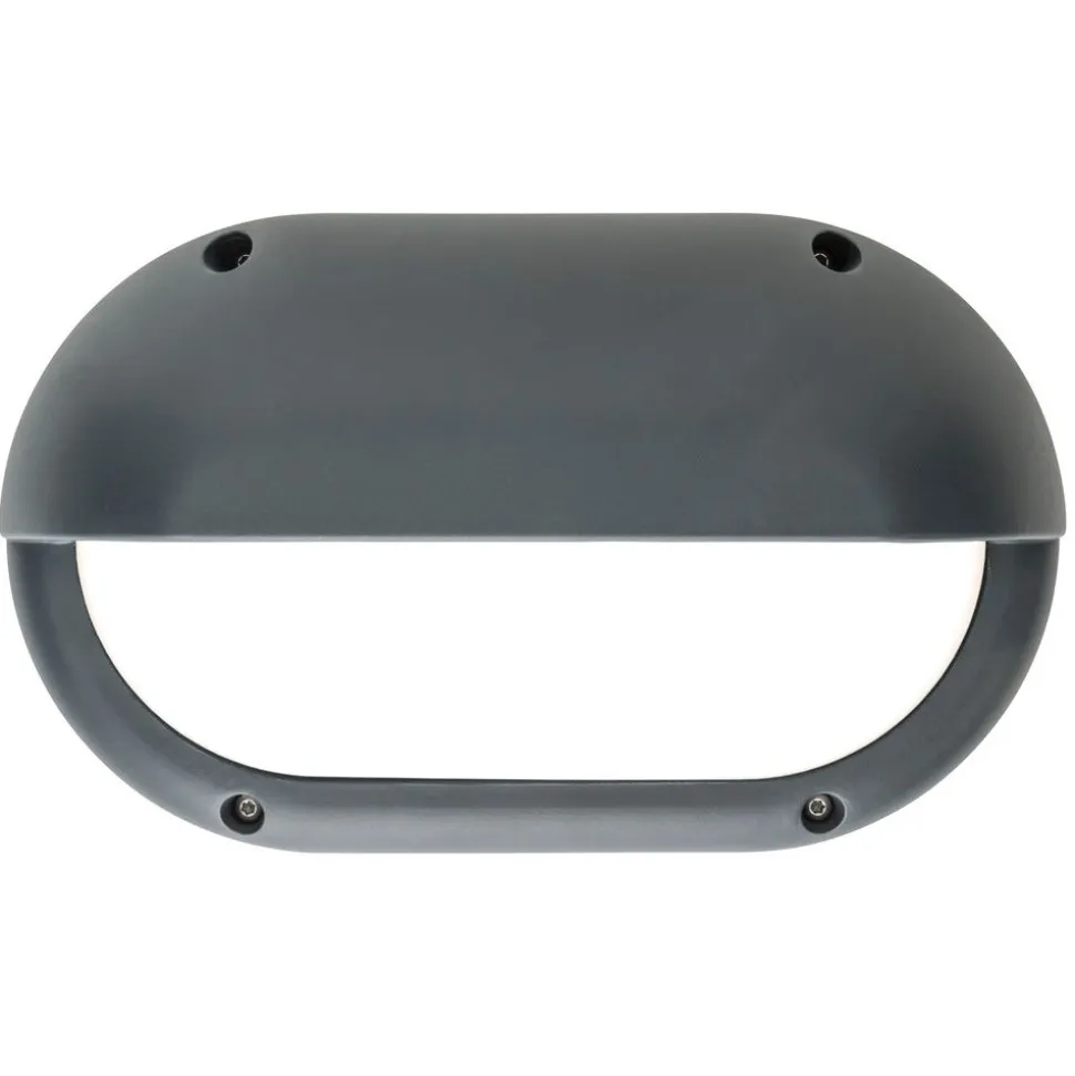LED-ulkoseinävalaisin Airam Cestus Horizontal Eye 20W/840 165x270x110 mm IP65 antrasiitti/opaali