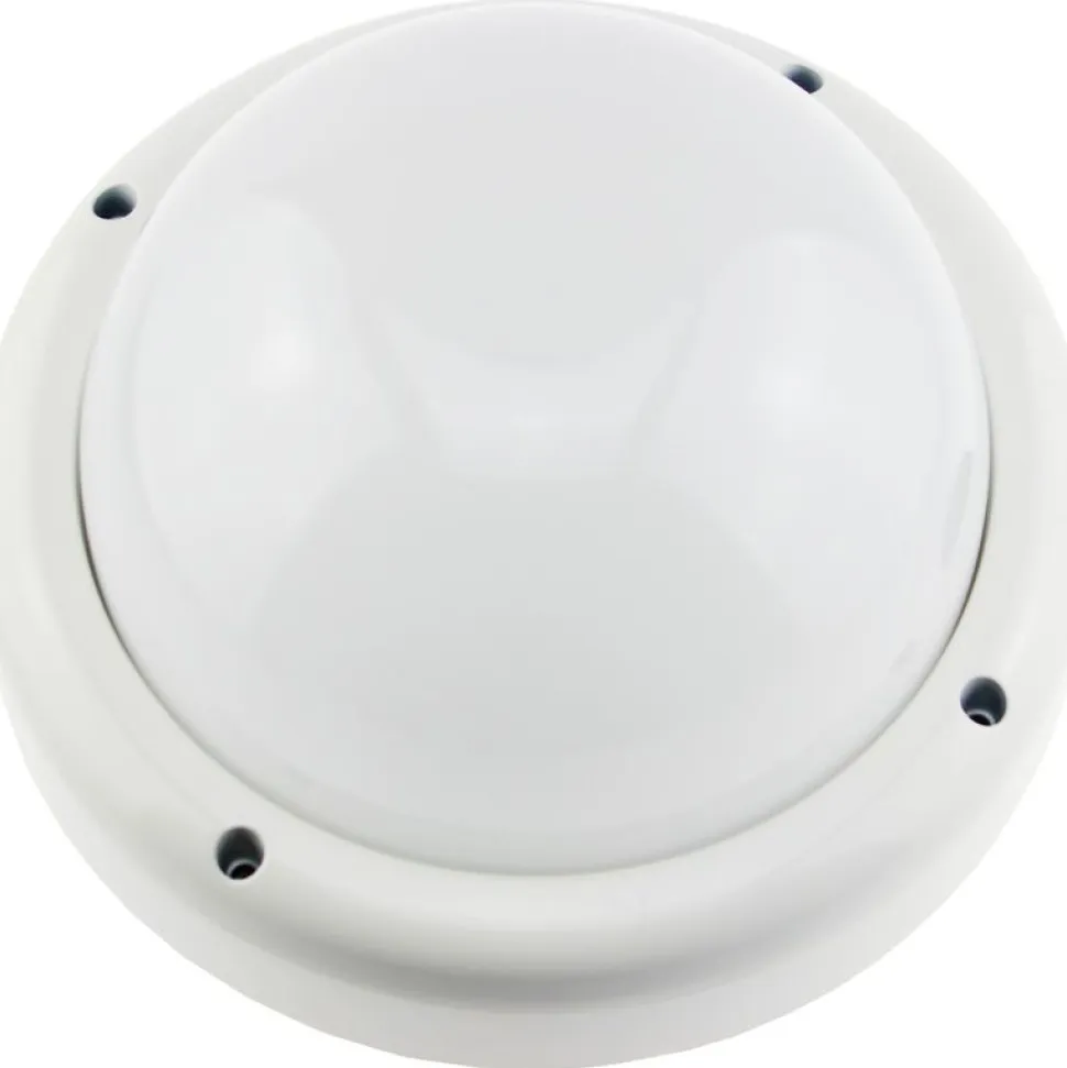 LED-ulkoseinävalaisin Airam Cestus Round, 20W/840, Ø261x140mm, IP65, valkoinen/opaali