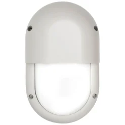 LED-ulkoseinävalaisin Airam Cestus Vertical Eye max 100W E27 270x165x110 mm IP65 valkoinen/opaali