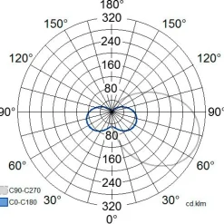 LED-ulkoseinävalaisin Airam Cestus Vertical Eye 20W/840 270x165x110 mm IP65 valkoinen/opaali
