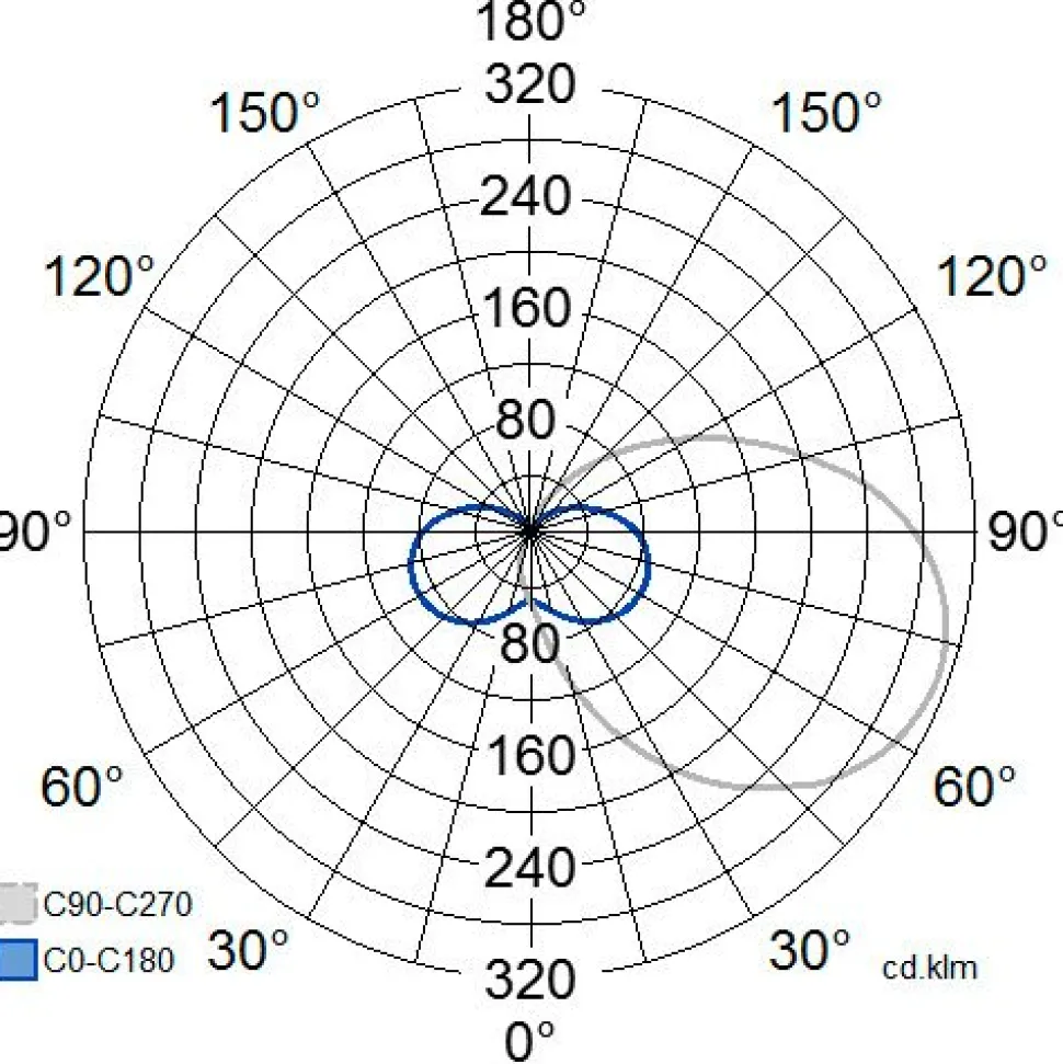 LED-ulkoseinävalaisin Airam Cestus Vertical Eye 20W/840 270x165x110 mm IP65 valkoinen/opaali