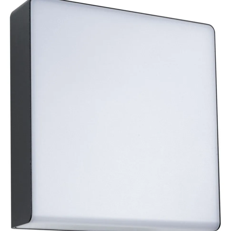 LED-ulkoseinävalaisin aurinkokennolla Paulmann Azalena, IP44, 3000K, liiketunnistin, antrasiitti