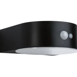 LED-ulkoseinävalaisin aurinkokennolla Paulmann Eileen, IP44, 3000K, liiketunnistin, musta