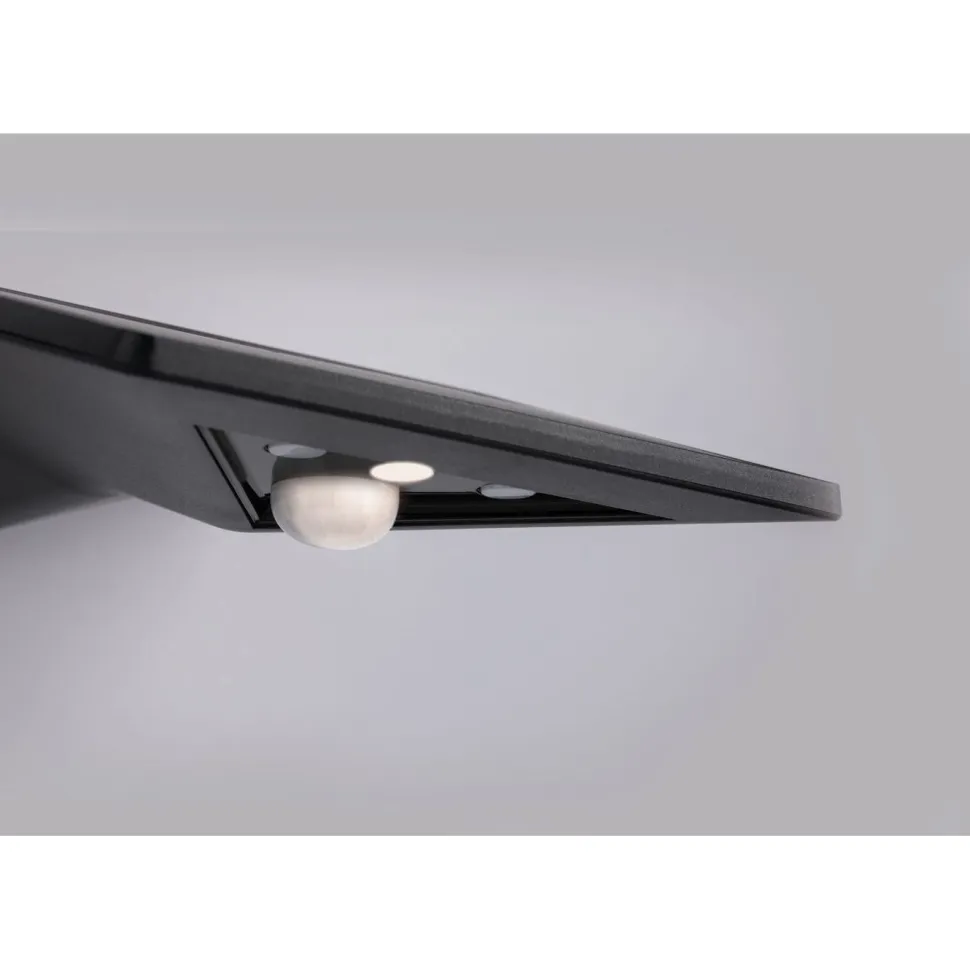 LED-ulkoseinävalaisin aurinkokennolla Paulmann Yoko, IP44, 3000K, liiketunnistin, antrasiitti
