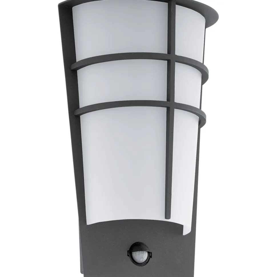 LED-ulkoseinävalaisin Eglo Breganzo liiketunnistimella antrasiitti