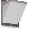 LED-ulkoseinävalaisin Ensto AVR8 eWay IP44 9W/830 alumiini polykarbonaattikuvulla