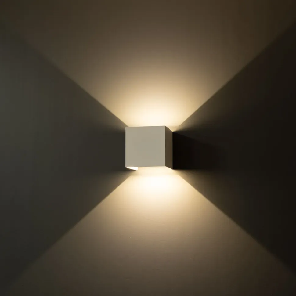 LED-ulkoseinävalaisin FTLIGHT Iina 2x5W 3000K 570lm säädettävä keila valkoinen