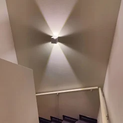 LED-ulkoseinävalaisin FTLIGHT Iina 2x5W 3000K 570lm säädettävä keila valkoinen
