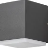 LED-ulkoseinävalaisin Konstsmide Monza 80x92x97 mm 6 W antrasiitinharmaa