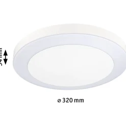 LED-ulkoseinävalaisin liike- ja hämärätunnistimella Paulmann Circula, Smart Home Zigbee 3.0, IP44, säädettävä värilämpötila, valkoinen