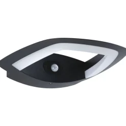 LED-ulkoseinävalaisin liiketunnistimella Paulmann Akena, IP44, 3000K, antrasiitti