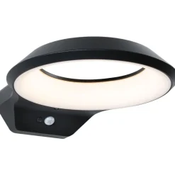 LED-ulkoseinävalaisin liiketunnistimella Paulmann Anela, IP44, 3000K, antrasiitti