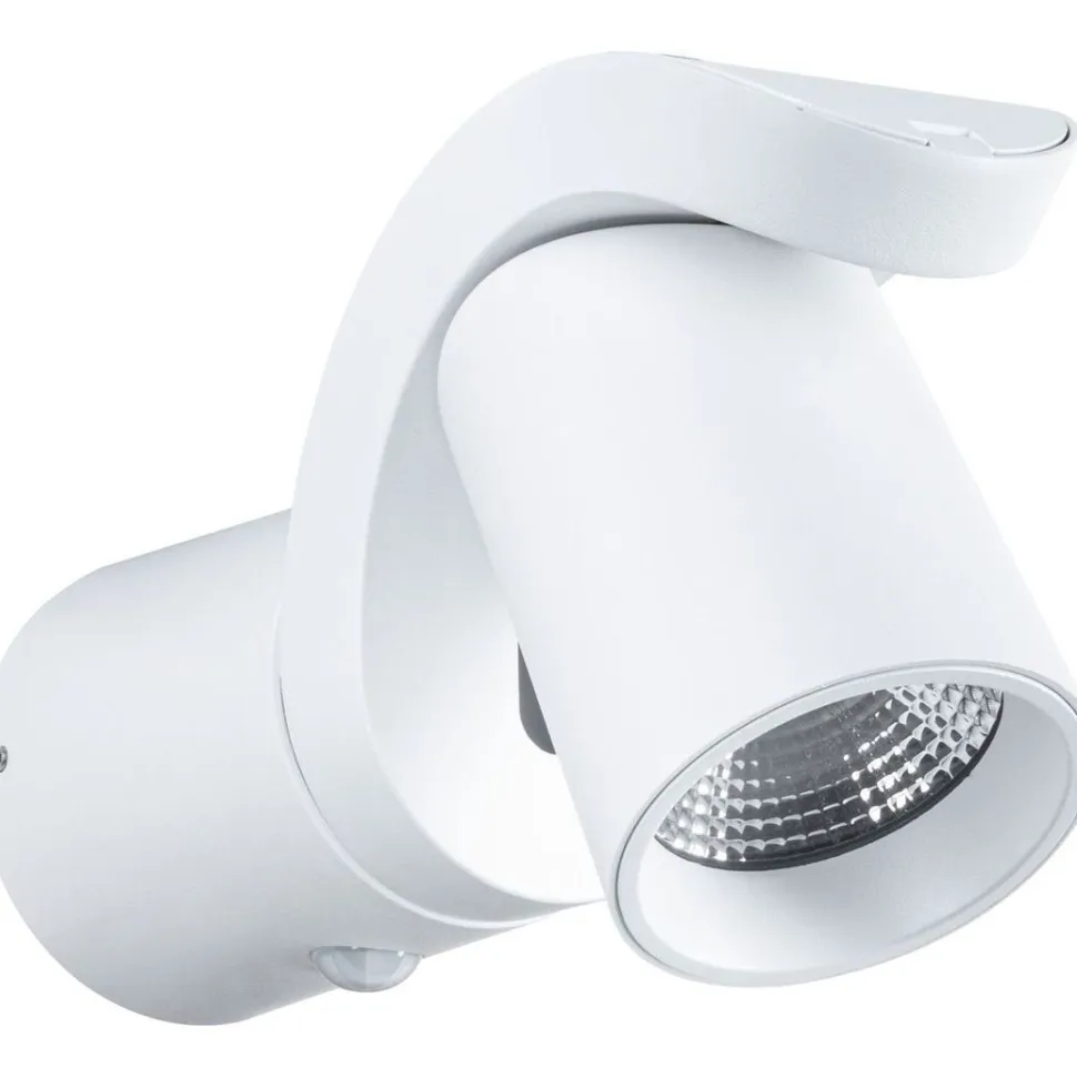 LED-ulkoseinävalaisin liiketunnistimella Paulmann Cuff, IP44, 3000K, korroosionkestävä, antrasiitti