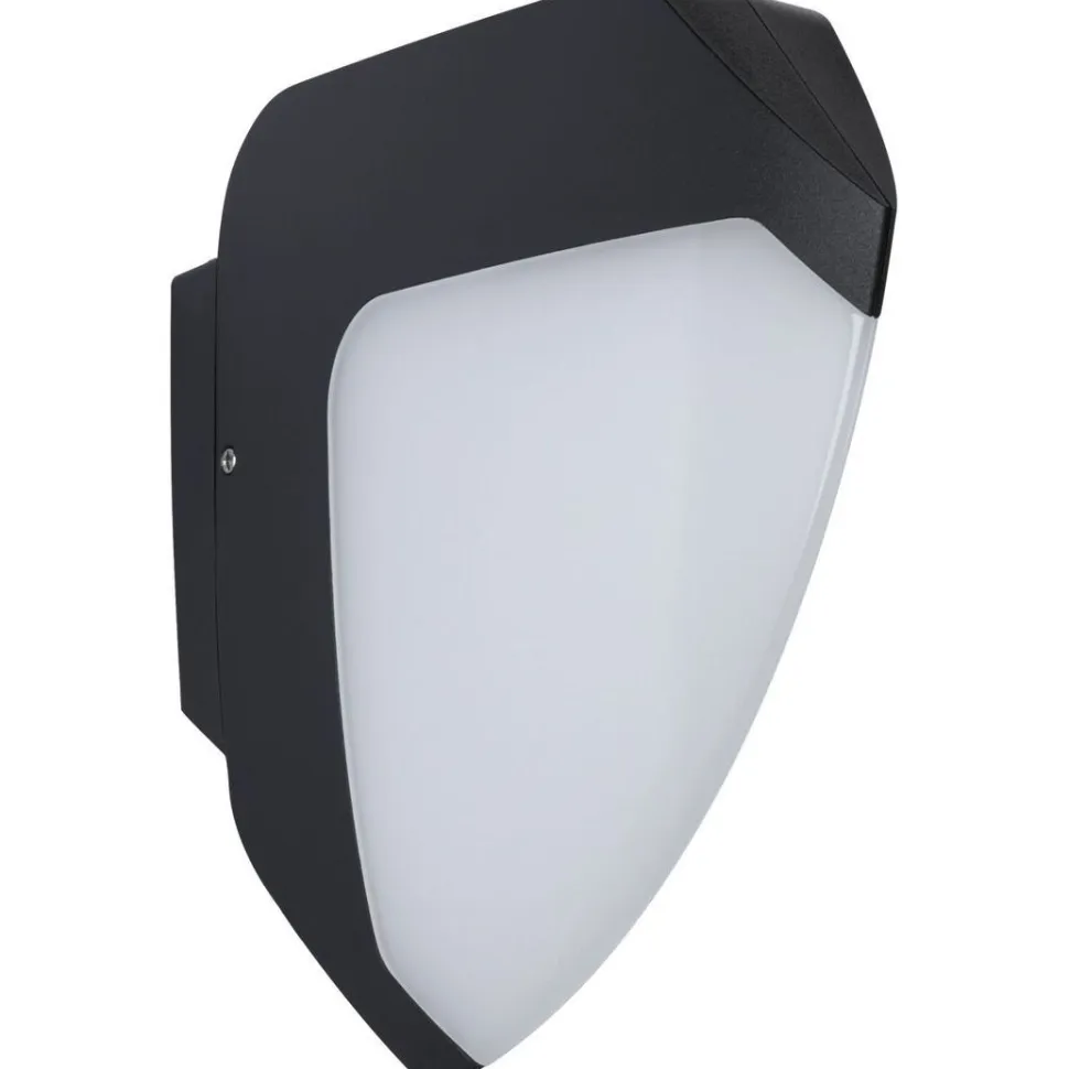 LED-ulkoseinävalaisin liiketunnistimella Paulmann Ikosea, IP44, 5x20.3cm, korroosionkestävä, antrasiitti