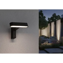 LED-ulkoseinävalaisin liiketunnistimella Paulmann Ito Horizontal, IP44, 3000K, antrasiitti