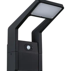 LED-ulkoseinävalaisin liiketunnistimella Paulmann Juntea, IP44, 3000K, antrasiitti