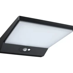 LED-ulkoseinävalaisin liiketunnistimella Paulmann Ronea, IP44, 18x25cm, 10.5W, 3000K, tummanharmaa