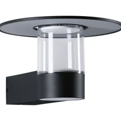 LED-ulkoseinävalaisin liiketunnistimella Paulmann Sienna, IP44, 3000K, korroosionkestävä, antrasiitti