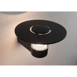LED-ulkoseinävalaisin liiketunnistimella Paulmann Sienna, IP44, 3000K, korroosionkestävä, antrasiitti