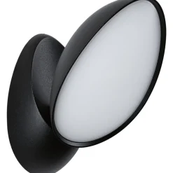 LED-ulkoseinävalaisin Paulmann Batona, IP44, 3000K, antrasiitti