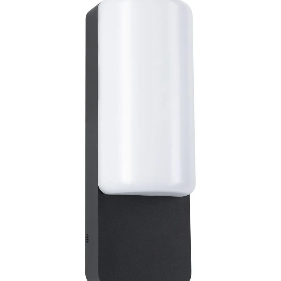 LED-ulkoseinävalaisin Paulmann Bonnie, IP44, 3000K, antrasiitti