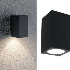 LED-ulkoseinävalaisin Paulmann Flame, IP44, 58x75mm, 3000K, 3.8W, 320lm, antrasiitti