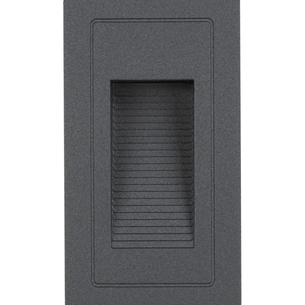 LED-ulkoseinävalaisin Paulmann High, IP44, 103x58mm, 3000K, 4W, 30lm, musta