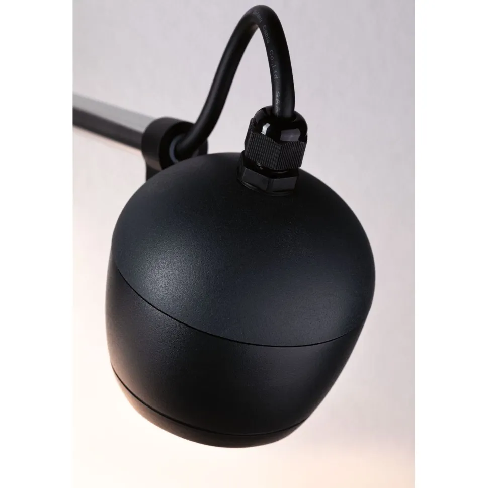 LED-ulkoseinävalaisin Paulmann Kikolo, Smart Home Zigbee 3.0, IP65, 90mm, säädettävä värilämpötila, antrasiitti