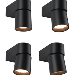 LED-ulkoseinävalaisin Paulmann Kimu, IP44, 80mm, 2200K, antrasiitti