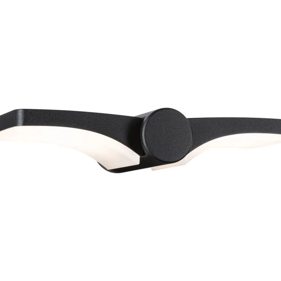 LED-ulkoseinävalaisin Paulmann Pekana, IP44, 30x13cm, 3000K, antrasiitti