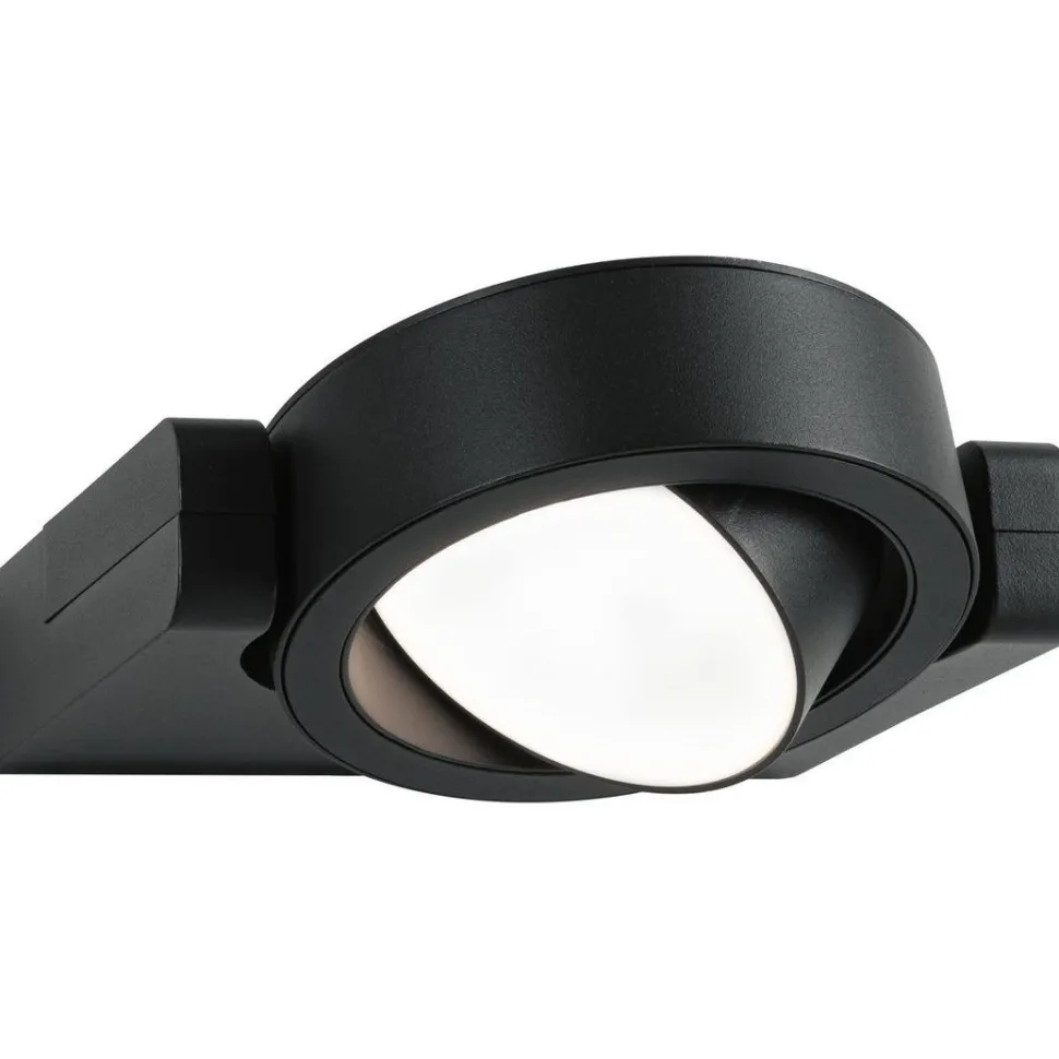 LED-ulkoseinävalaisin Paulmann Swivea, IP44, 18.3x20.6cm, 3000K, antrasiitti