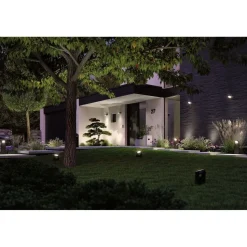 LED-ulkoseinävalaisin Paulmann Swivea, IP44, 18.3x20.6cm, 3000K, antrasiitti