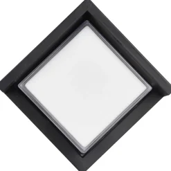 LED-ulkoseinävalaisin Trio Puno neliö mattamusta