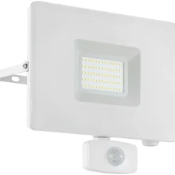 LED-ulkoseinävalaisin/-valonheitin Eglo Faedo 200x205 mm liiketunnistimella valkoinen