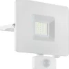LED-ulkoseinävalaisin/-valonheitin Eglo Faedo 190x175 mm liiketunnistimella valkoinen