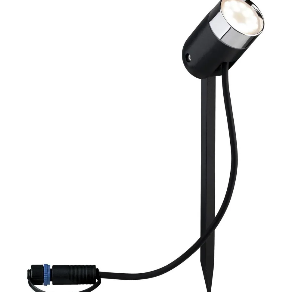 LED-Ulkospottivalaisin Paulmann Plug & Shine SpotPike RGBW antrasiitti