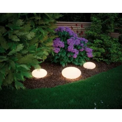 LED-ulkovalaisin Paulmann Plug & Shine Stone, IP67, 3000K, valkoinen