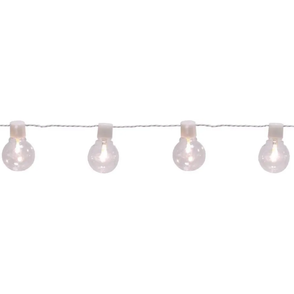 LED-ulkovalosarja Eglo Partaj, 16-osainen, musta/kirkas