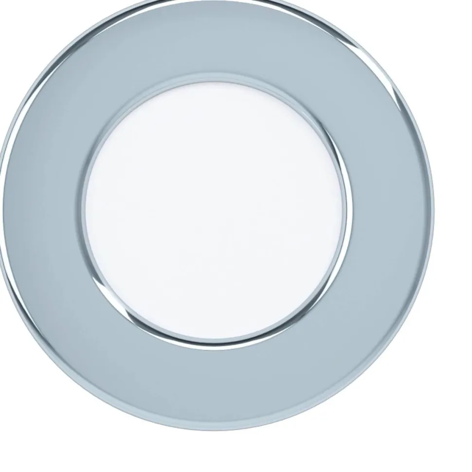 LED-Upotettava plafondi Eglo Fueva 5 Ø8,6cm 4000K kromi pyöreä