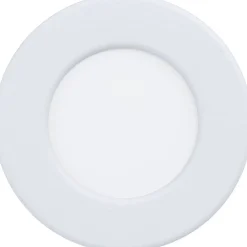 LED-Upotettava plafondi Eglo Fueva 5 Ø8,6cm 4000K valkoinen pyöreä vaihdettava LED